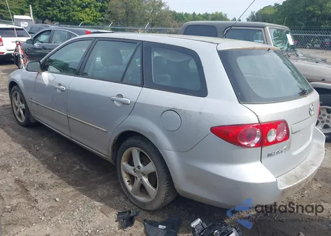 2004 Mazda Mazda6 S из США, поврежденный, VIN 1YVFP82D245N92850